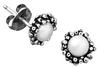 Orecchini Giovanni Raspini Donna Anemone in Argento Perla 11266 - 11266